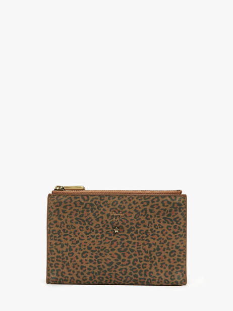 Portefeuille Leder Mila louise Bruin vintage 3576PA